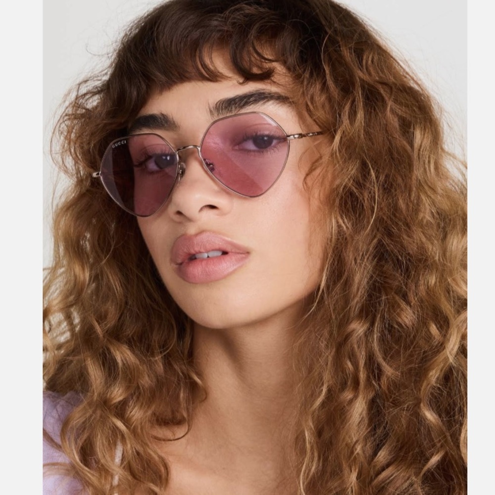 Purple Gucci Sunglasses, New & Authentic